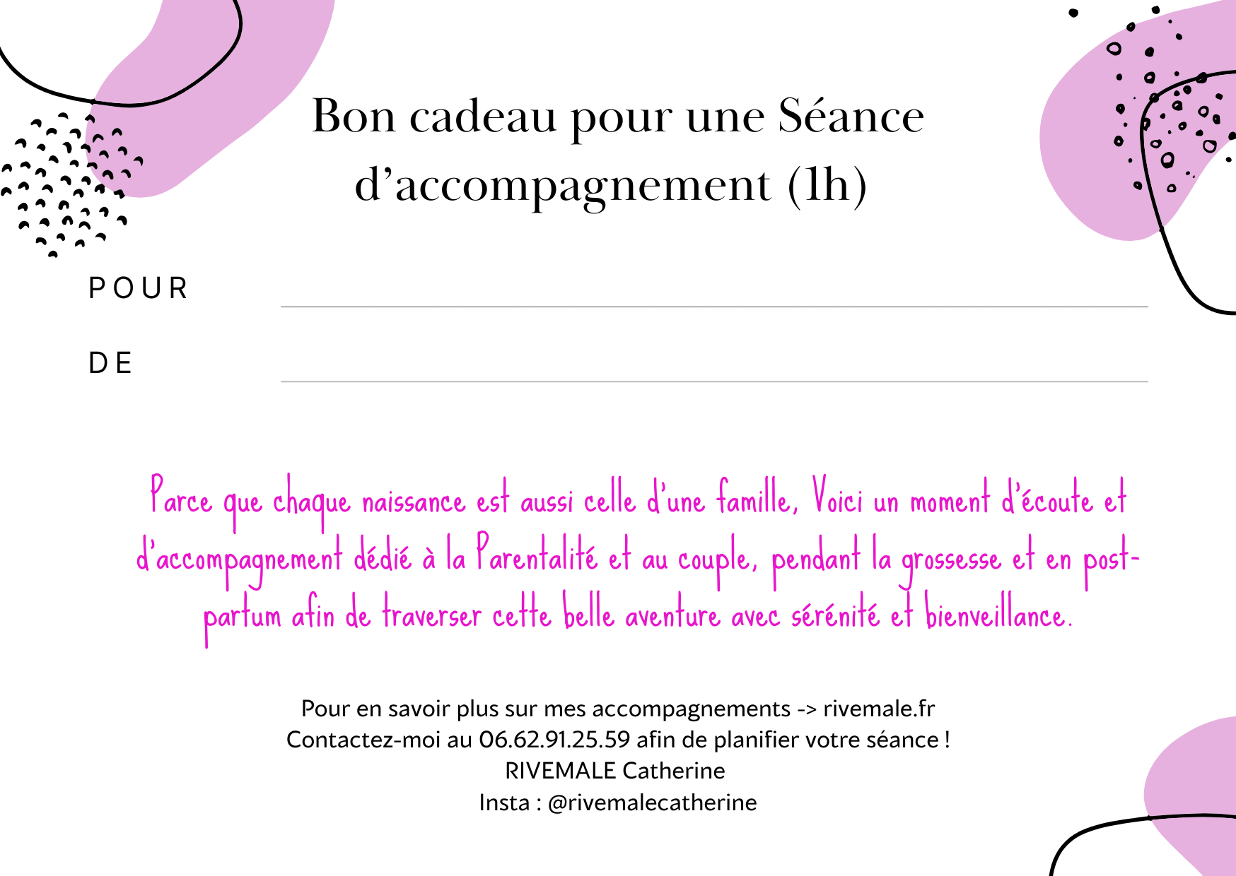 Bon cadeau.
